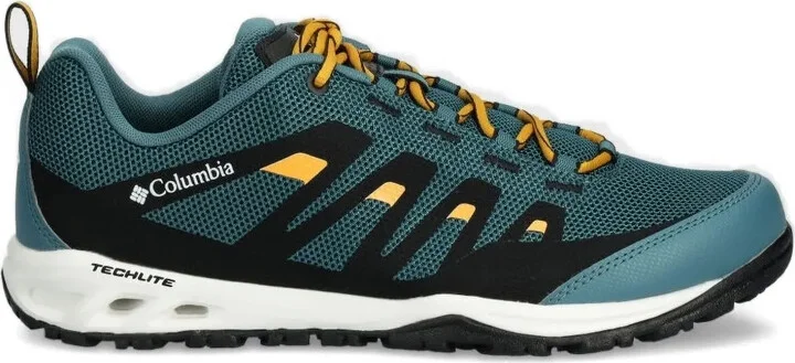 Mesh-Panelled Lace-Up Sneakers