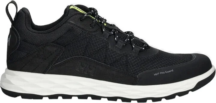 Mesh-Panelled Lace-Up Sneakers