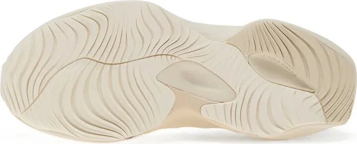 Mesh-Panelled Leather Trainers - Image 5