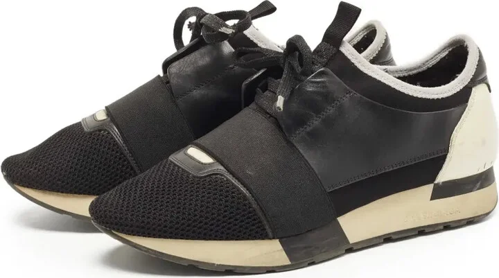 Mesh Panelled Low-Top Sneakers - Image 2