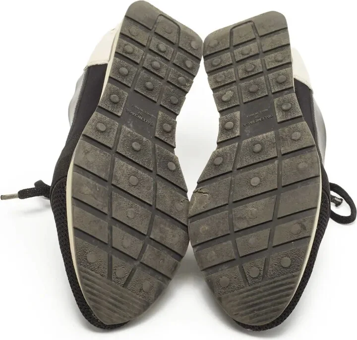 Mesh Panelled Low-Top Sneakers - Image 5