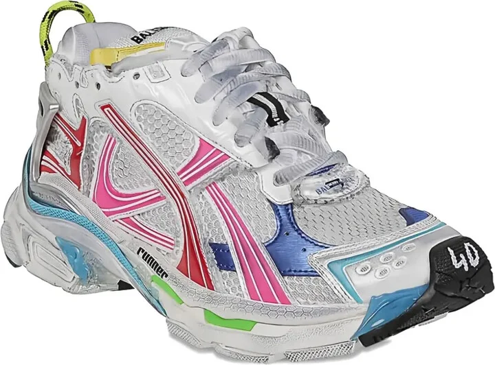 Mesh Panelled Runner Sneakers - Image 2