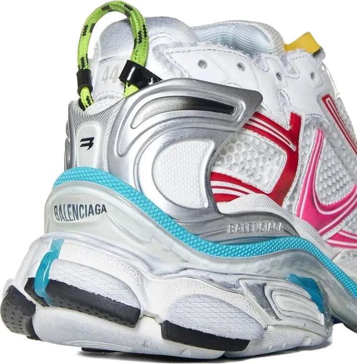 Mesh Panelled Runner Sneakers - Image 4