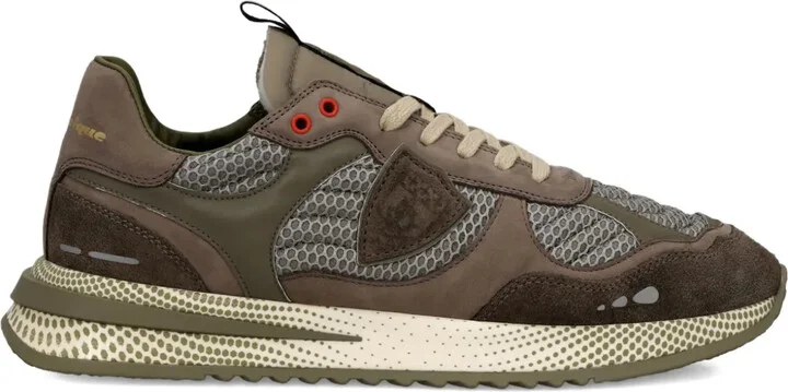 Mesh-Panelled Running Sneakers