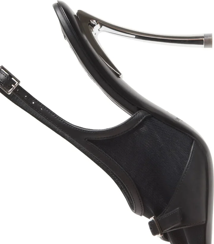 Mesh-Panelled Sandals - Image 4