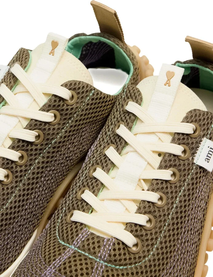 Mesh-Panelled Sneakers - Image 4