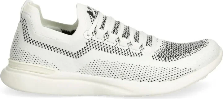 Mesh-Panelled Sneakers