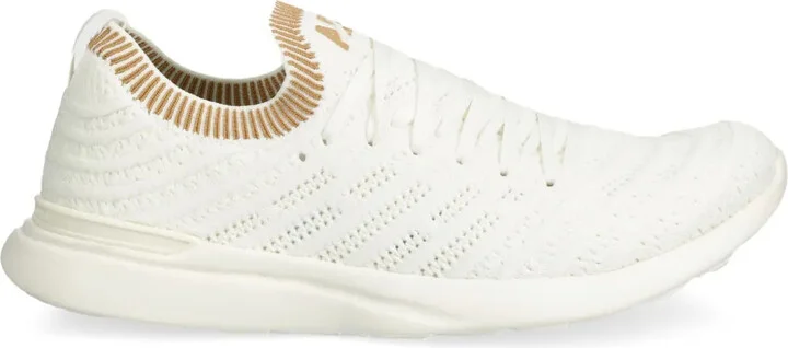 Mesh-Panelled Sneakers