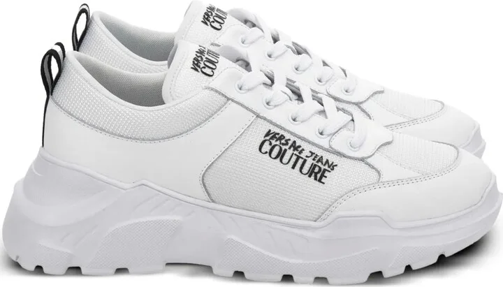 Mesh-Panelled Sneakers
