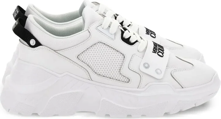 Mesh-Panelled Sneakers