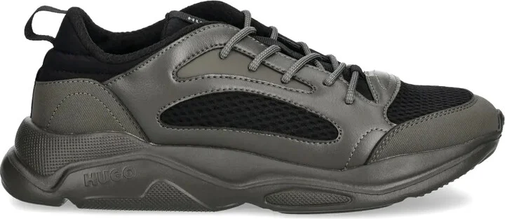 Mesh-Panelled Sneakers