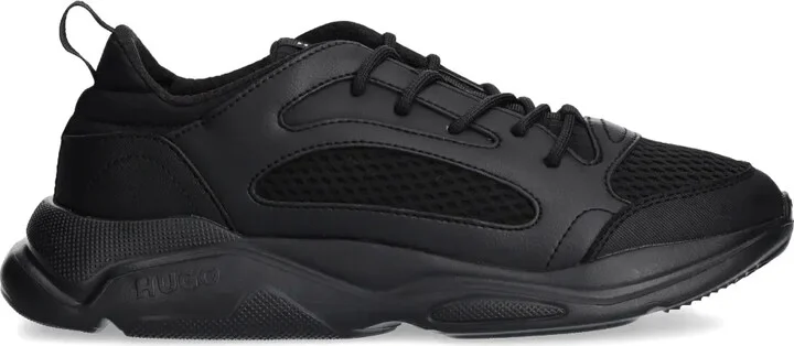 Mesh-Panelled Sneakers
