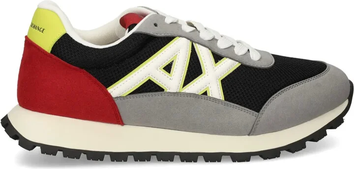 Mesh-Panelled Sneakers