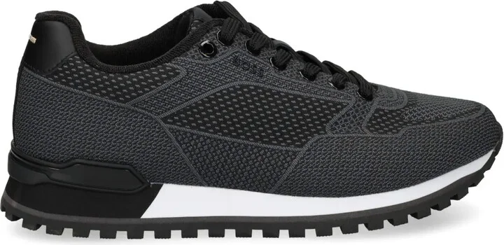 Mesh-Panelled Sneakers