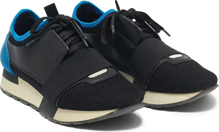 Mesh-Panelled Sneakers