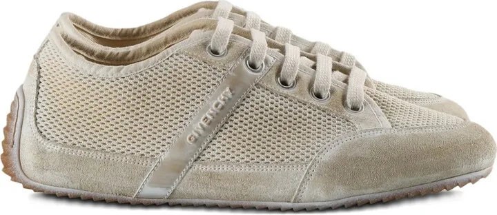 Mesh-Panelled Sneakers