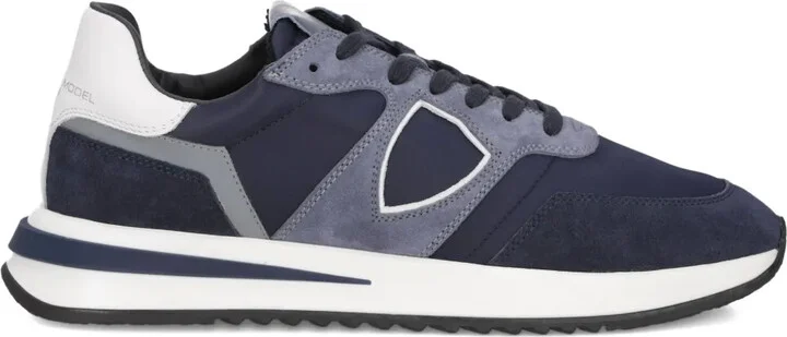 Mesh-Panelled Sneakers