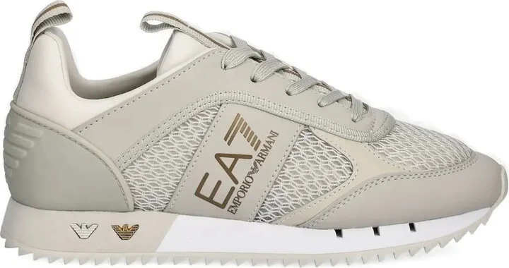 Mesh-Panelled Sneakers