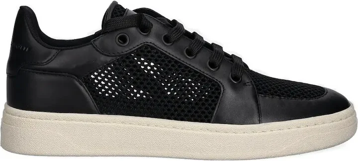 Mesh-Panelled Sneakers