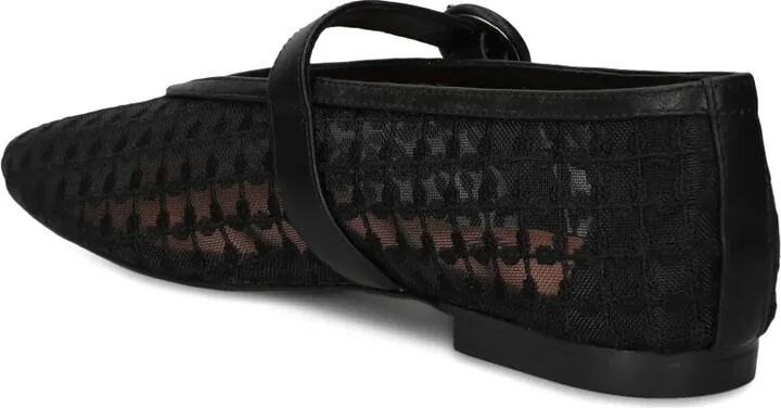 Mesh-Panelling Ballerina Shoes - Image 3