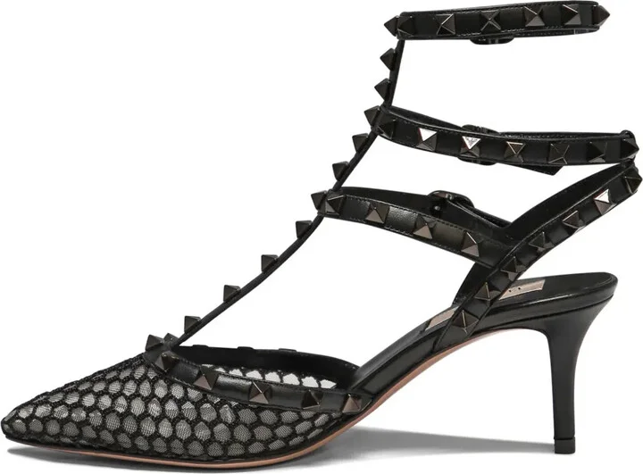 Mesh Rockstud pumps - Image 3