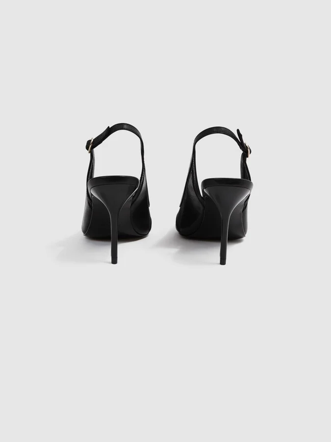 Mesh Sling Back Court Shoes - Image 5