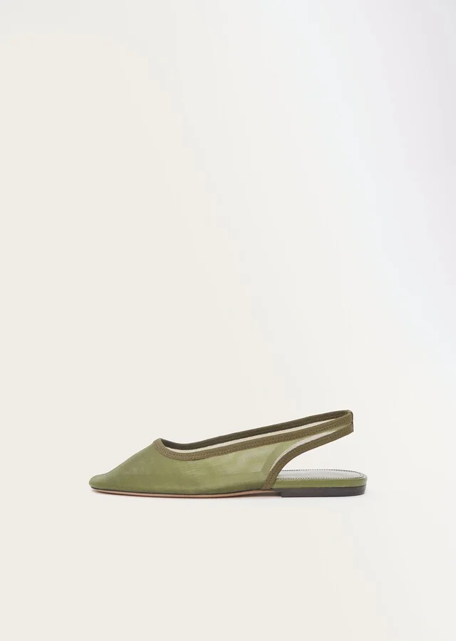 Mesh Slingback Ballet