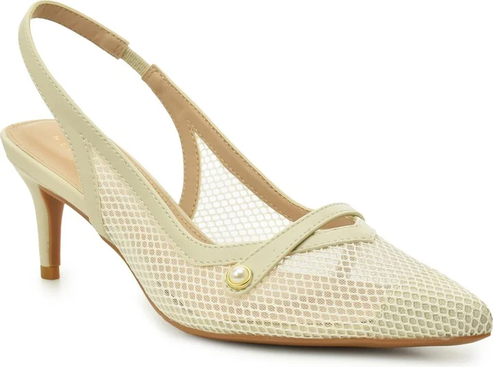 Mesh Slingback Pump