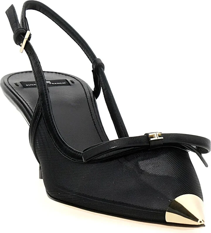 Mesh Slingback Pumps - Image 2