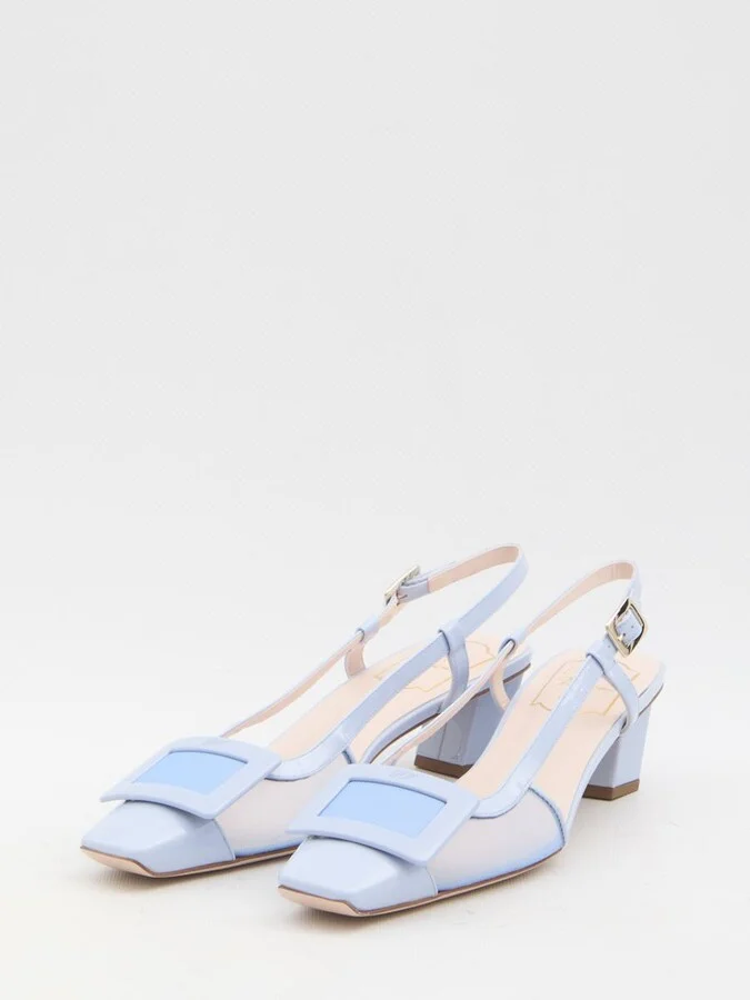 Mesh Slingback Pumps - Image 2