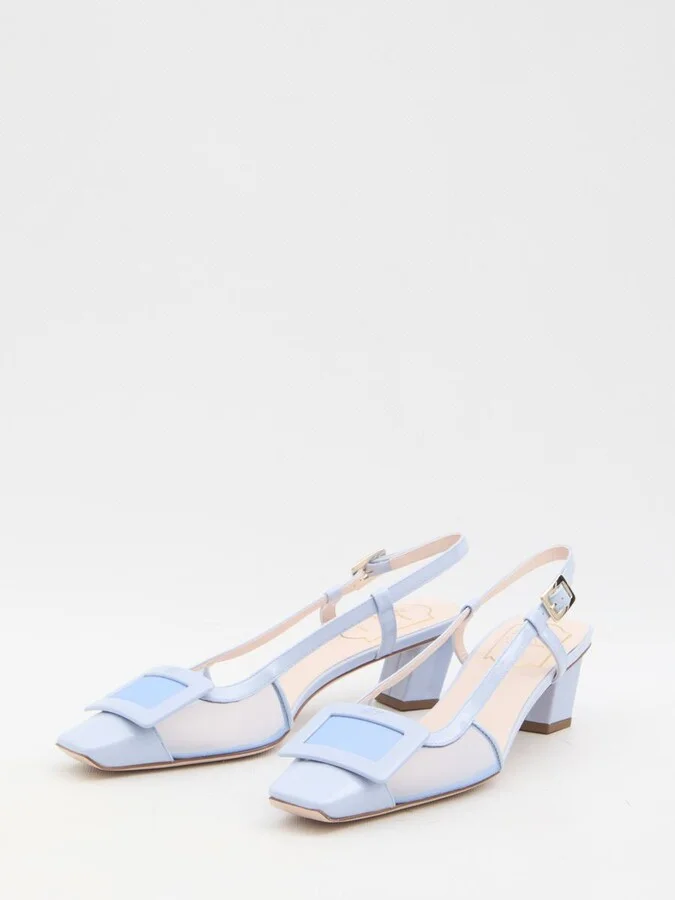 Mesh Slingback Pumps - Image 5