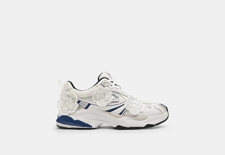 Mesh Sneaker With Tea Rose - Image 4