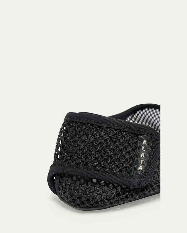 Mesh Thong Sandals - Image 5