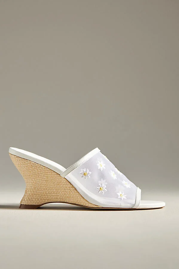 Mesh Wedge Heels - Image 2