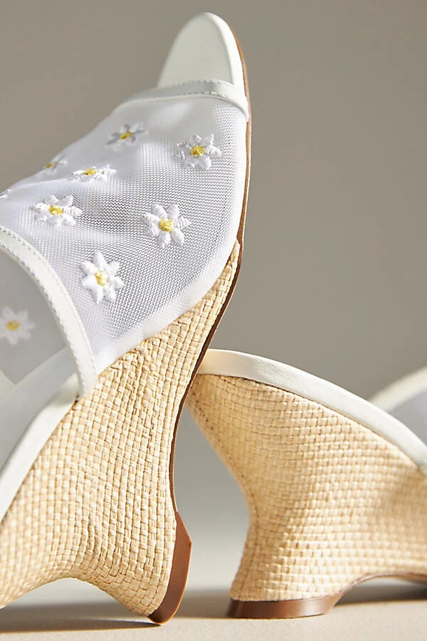 Mesh Wedge Heels - Image 3
