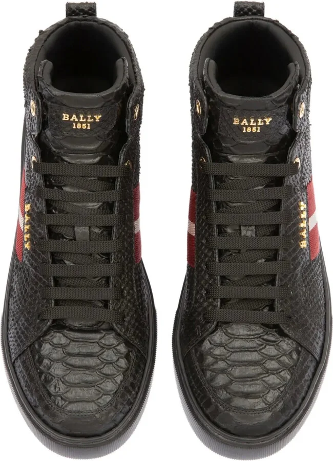 Meson stripe-detail high-top sneakers - Image 3