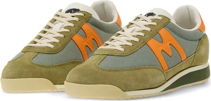 Mestari Control mesh-panel suede sneakers - Image 2