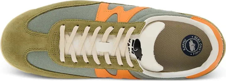 Mestari Control mesh-panel suede sneakers - Image 4
