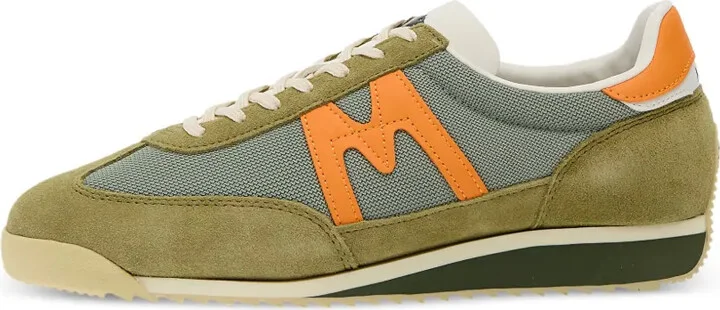 Mestari Control mesh-panel suede sneakers - Image 5