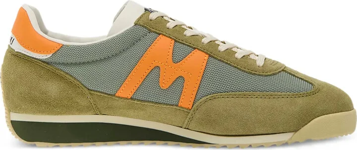 Mestari Control mesh-panel suede sneakers