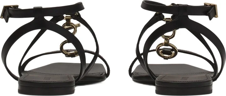 Mesure Flat Leather Sandals - Image 4
