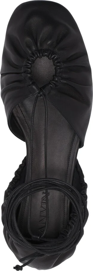 Mesure Lace-Up Leather Ballerina - Image 4