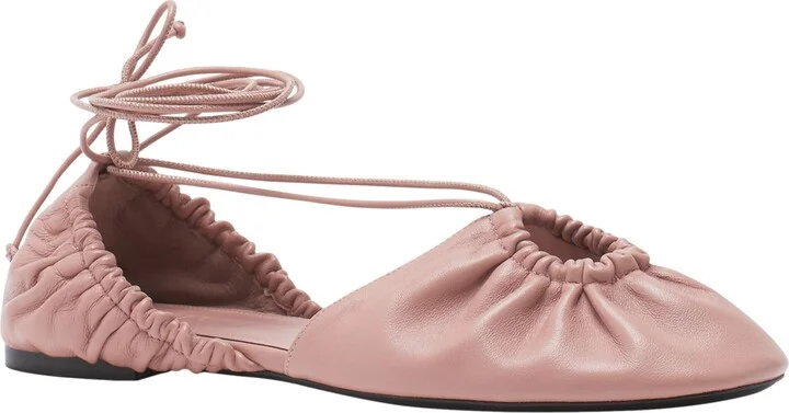 Mesure Lace-Up Leather Ballerina - Image 11