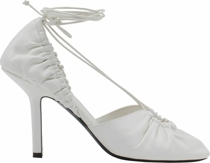 Mesure Lace-Up Leather Pumps