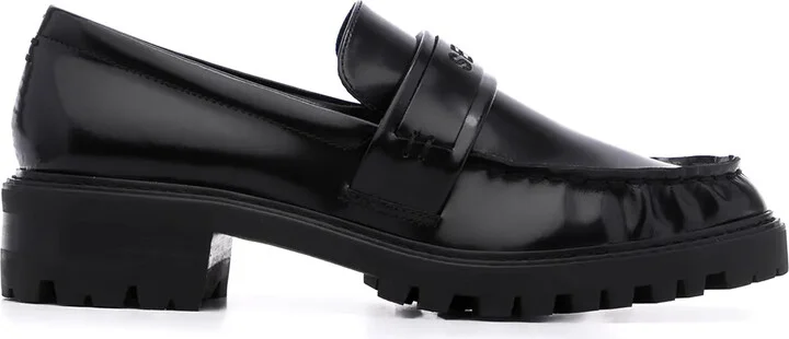 Met I calf leather loafers