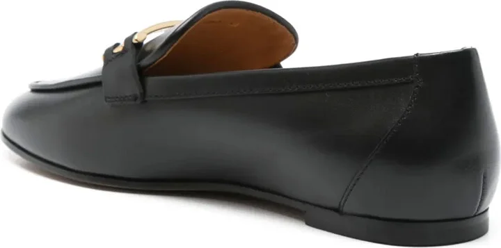 Metal-Bar Leather Loafers - Image 3