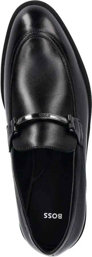 Metal-Bar Leather Loafers - Image 2