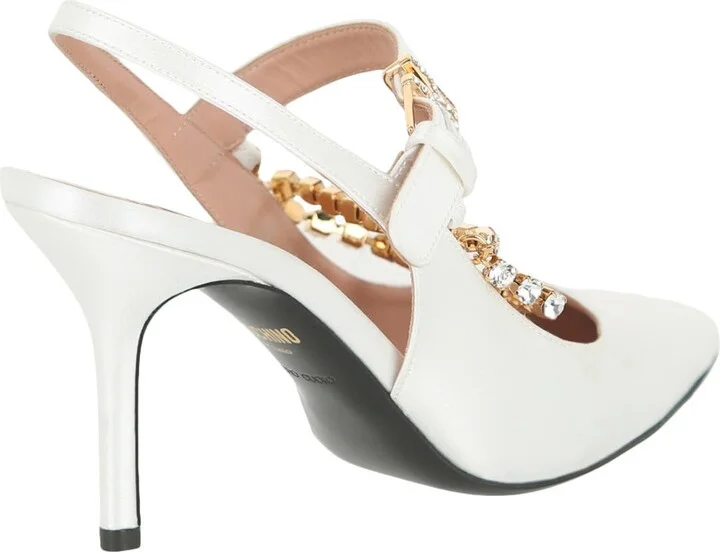 Metal Chain Slingback Pump - Image 2