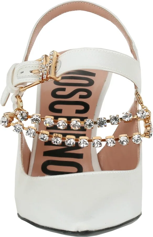 Metal Chain Slingback Pump - Image 3