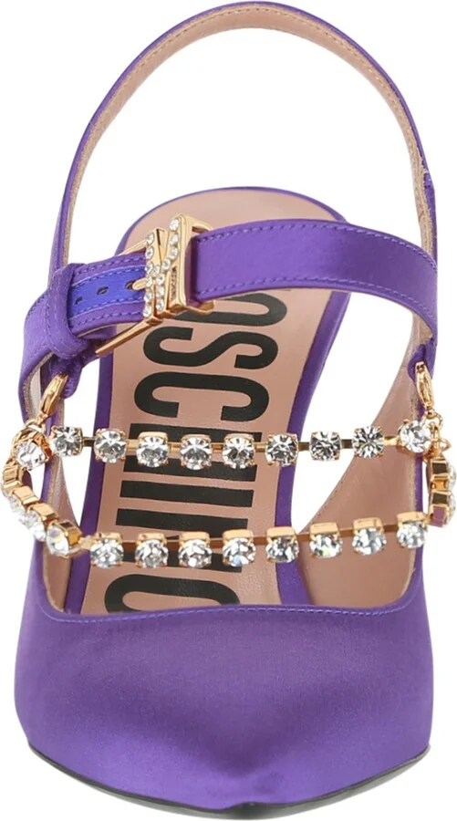 Metal Chain Slingback Pump - Image 3